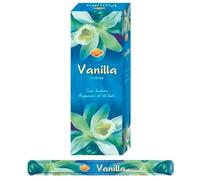 AROMASENSES Encens à la Vanille Sac | Coffret Encens de 6 Tubes Hexagonaux (120 bâtonnets d'encens) | Sahumerio Aux Notes Douces et Crémeuses, Sensation de Relaxation et Bien-être | Encens de l'Inde