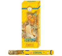 Aromasenses Encens Fortuna Hexagonal Sac - Boîte de 6 Tubes avec 120 Bâtonnets | Attraction de Bonne Chance, Prospérité et Énergie Positive | Aromatique, Ésotérique et Durable