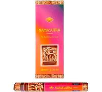AROMASENSES Encens Kamasutra Sac | Boîte de 6 Tubes Hexagonaux (120 Bâtonnets) | Fragrance Orientale de Patchouli, Musc et Santal | Éveille l'Énergie Vitale et la Passion | Bâtons d'Encens de l'Inde
