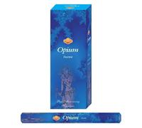 AROMASENSES Encens Opium SAC | Coffret Encens Cadeau, Boîte de 6 Tubes Hexagonaux avec 20 Bâtonnets | Notes d'Épices Orientales et Touche Florale Profonde Surpassement des Obstacles | Encens de l'Inde