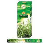AROMASENSES Encens Romarin Hexagonal Sac | Coffret Encens avec 6 Tubes de 20 Bâtonnets | Parfum Herbacé et Purifiant | Bien-Être, Méditation et Énergie Positive | Calmante Naturel | Arôme Persistant