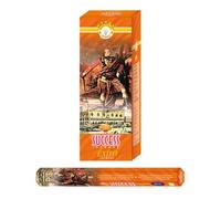 AROMASENSES Encens Succès Sac | Boîte de 6 Tubes Hexagonaux (120 Bâtonnets) | Notes Citronnées Énergisantes, Bois Précieux et Résines | Surmonter Les Échecs et Focus | Bâtons d'Encens de l'Inde