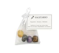 Aromasenses Lot de 5 minéraux naturels Sagittaire | Horoscope zodiaque astrologie | Pierres de chant roulé