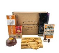 Aromasenses - Palo Santo Packs - Natural - Bracelet - Grande variété de Produits Palo Santo - Purification et Bien-être Spirituel - Nettoyeur d'énergie. (ENCADRÉ 3, 8 MM)