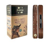 Aromasenses - Sachets d'encens Golden Fusion 15 grammes + 1 comprimé Aromasenses | Encens Ethnique 100% Naturel | Énergie Plus Propre. (12, Palo Santo et Sauge Blanche)