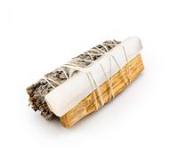Aromasenses Sauge blanche + Palo Santo + sélénite | Naturel et écologique | Nettoyage spirituel | Nettoyage énergétique | Protection | Guérison