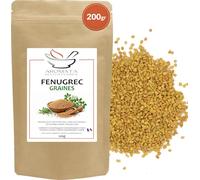 AROMATA - Graines de Fenugrec Entières - Methi - Origine Inde - 200gr - Tisane/Cuisine - Trigonella
