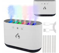 Aromathérapie du diffuseur RVB LED 6 buses USB 900 ml Humidificateur