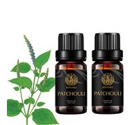 Aromathérapie patchouli Huile essentielle Set, 100% pur aromathérapie Patchouli Huiles parfumées Set pour diffuseur, Grade thérapeutique Patchouli aromathérapie huiles essentielles parfum Kit 2x10ml