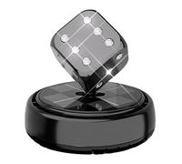 Aromathérapie pour voiture Dice Désodorisant de tableau de bord à énergie solaire | Diffuseur de voiture autocollant décoratif pour berline, camion, voyage, mer colorée