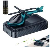 Aromathérapie pour voiture, diffuseur de parfum pour voiture - Désodorisants d'air automobiles en forme unique d'hélicoptère, décorations de tableau de bord de voiture de luxe à économie d'énergie