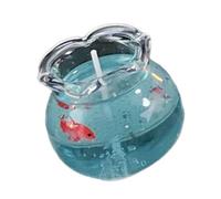 Aromathérapies miniatures en verre transparent créatif avec cires et parfums floraux élégants pour femme, cadeau pour femme, aromathérapie, parfumé, décoratif