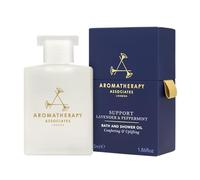 AROMATHERAPY ASSOCIATES Huile Bain & Douche Lavande et Menthe Poivrée Support, 55 ml
