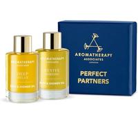 Aromatherapy Associates Perfect Partners Lot de 2 flacons d'huiles essentielles de 9 ml pour le bain et la douche Revive Morning and Deep Relax Mélange d'huiles essentielles exceptionnellement pures,