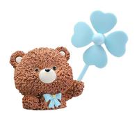 Aromatherapy Clip Decoration Accessories for Conditioning Outlet with Cute Cartoon Shape Innovative Design for Personalized Car Interior and Lasting Fragrance Function in Car (Bear)