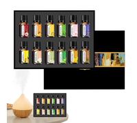 Aromatherapy Essential Oils - 12 Pack Water Soluble Diffuser Oils Set, Long Lasting Essential Fragrance Oil Set for Diffuser Humidifier Spa Home Office Car Bedroom Yoga Studio Shop Relaxation