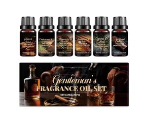 Aromatherapy Oils For Diffuser - 6 Piece Long Lasting Air Freshener Essential Oil Set, Diffuser Scents For Home Fragrance And Relaxation Use Durable | Humidifier, Car, Perfume, Candle Making, Soap