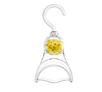 Aromatherapy Purse Hanger Closet Organizer Transparent ABS PC Crystal Bag Hook With 360 Degree Rotation Multifunction Storage Rack For Bags Belts Dorm Wardrobe Accessories 17.5x8.4x4.9cm Bluebell Rose