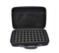 Aromatic Vial Keeper - Pochette d'extrait de parfum, solution de transport à coque rigide de protection | Sacoche zippée compartimentée sécurisée pour le mélange de cosmétiques, maison, clinique de bi