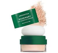 AROMATICA Poudre de shampooing sec au romarin 10 g/0,3 oz - Shampooing sec format voyage avec panthénol et biotine pour cheveux | Sans aérosol et sans talc