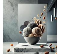 Arôme concentré de crème glacée à la pâte d'amandes et aux graines de pavot - Végétalien - Sasami - 100ml