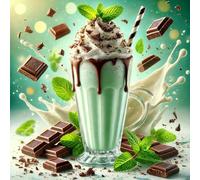 Arôme concentré de milkshake au chocolat et à la menthe poivrée - Végétalien - Sasami - 10ml