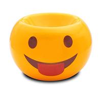 Arôme Lampe Smiley - 100ml - 15x15x10cm - Brûleur à Huile Essentielle - Brûleurs de Bougie en Céramique - Décor de la Chambre - Décoration Maison Visage Heureux - Bougeoir à Huile Essentielle