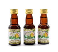 Arôme Vodka Poire Williams 3x25ml - Extrait Sans Alcool | Arôme Naturel pour Vodka, Cocktails et Liqueurs