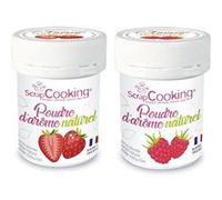 Arômes alimentaires naturels en poudre - fraise et framboise - 2 x 15 g Multicolore G