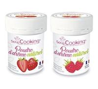 Arômes alimentaires naturels en poudre - fraise et framboise - 2 x 15 g - ScrapCooking G