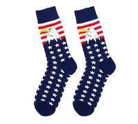 Aroncent Chaussettes Drapeau US Drôle : Hommes Femmes Motif Chaussettes avec Drapeau Américain Patriotisme Chaussettes pour Amérique Jour de la Liberté Cadeau Multicolore, multicolore, taille unique