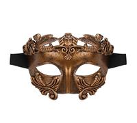 Aroncent Masque de déguisement vénitien pour homme : masque de guerrier romantique grec antique pour carnaval Halloween chevalier italien masque vénitien bronze