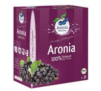 Aronia Original Bio Pur Jus 100 % Bio en Boîte 3 L
