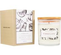 Aronica Pure Candle Bougie parfumée citrouille latte 200 g, bougie vanille forte pour la maison, la salle de bain, bougie d'aromathérapie en verre emballée dans un emballage cadeau