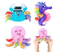 ARONRAVE Sensorik Lot de 3 jouets sensoriels pour autisme, jouets anti-stress, à presser et à malaxer pour le TDAH et l'autisme