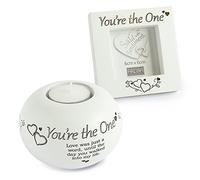 Arora 7419 Said with Sentiment Coffret Cadeau avec Cadre Motif You're The One Multicolore Taille