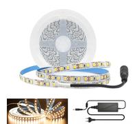 Arotelicht 12V Ruban LED Flexible LED 5M 600leds 2835smd Blanc Chaud 3000K Bande LED Lumineuse Coupable IP20 Intérieur Installation facile Décoration