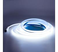 Arotelicht 2M COB LED bande 6000K blanc froid, 24V 768 LEDs (384/m) 5mm de largeur Ultra-mince, 4cm découpable IP20 éclairage intérieur pour meubles armoires DIY décor (sans alimentation)