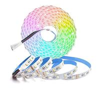 Arotelicht 5M 24V Ruban LED RGBW 4en1 changement de couleur Bande Lumineuse RGBW multicolore blanc chaud 5050SMD 300LEDs décoration de bande lumineuse de chaîne légère pour la maison, la chambre