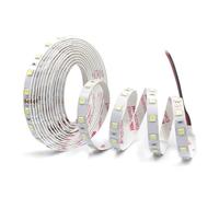 Arotelicht 5M Bande LED 24V Ruban LED blanc froid 6000K 300LEDs Bande LED sans alimentation 5050 autocollante, IP20 éclairage intérieur pour cuisine, placard, décoration de chambre