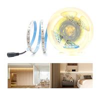 Arotelicht LED Strip Flexible 24V LED Bande 5M Blanc Chaud 3000K Ruban LED SMD2835 600LEDs Intérieur Décoration d'éclairage pour cuisine chambre à coucher IP20 non étanche