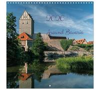 Around Bavaria (Wall Calendar 2026 12 × 12 Inch) CALVENDO 12 Month Wall Calendar: Visit Bavarian small towns with this calendar