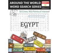 Around The World Word Search Series: Egypt: Word Search Book: Egypt Word Search Puzzle Book: Word Search Puzzles with Easy to Read Large Print about Egyptian Cities | 8x10 inches | Great gift!