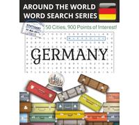 Around The World Word Search Series: Germany Word Search Book: Germany Word Search Puzzle Book: Word Search Puzzles with Easy to Read Large Print about German Cities | 8x10 inches | Great gift!
