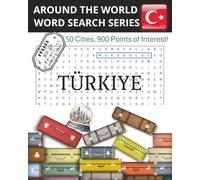 Around The World Word Search Series: Türkiye: Word Search Book: Turkey Word Search Puzzle Book: Word Search Puzzles with Easy to Read Large Print about Turkish Cities | 8x10 inches | Great gift!