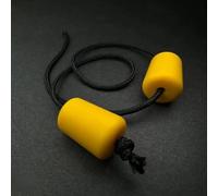 Aroundsquare Begleri Mangas (Delrin) Jouet en acier inoxydable pour adultes de 14 ans et plus - Authentique (jaune)