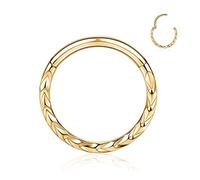 AROWRO Boucles d'oreilles en acier inoxydable 16 g pour septum - Motif : serpent, pyramide, flèche, étoile,
