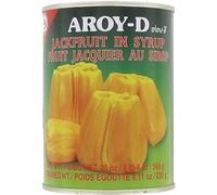 AROY-D Fruit de Jacquier thaïlandais au sirop en conserve - Marque AROY-D - Fruits exotiques - 565G (Lot de 4 boîtes)