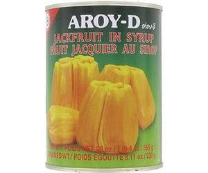 AROY-D Fruit de Jacquier thaïlandais au sirop en conserve - Marque AROY-D - Fruits exotiques - 565G (Lot de 6 boîtes)