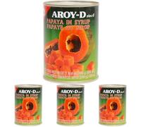 AROY-D Papaye au Sirop 0.56 kg 1 Unité (Lot de 4)